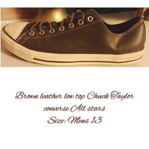 Brown Leather Converse Chuck Taylor All Stars